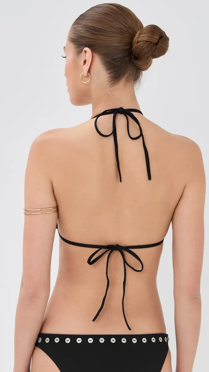 STAUD Lido Bikini Top Black | Thumbnail 3