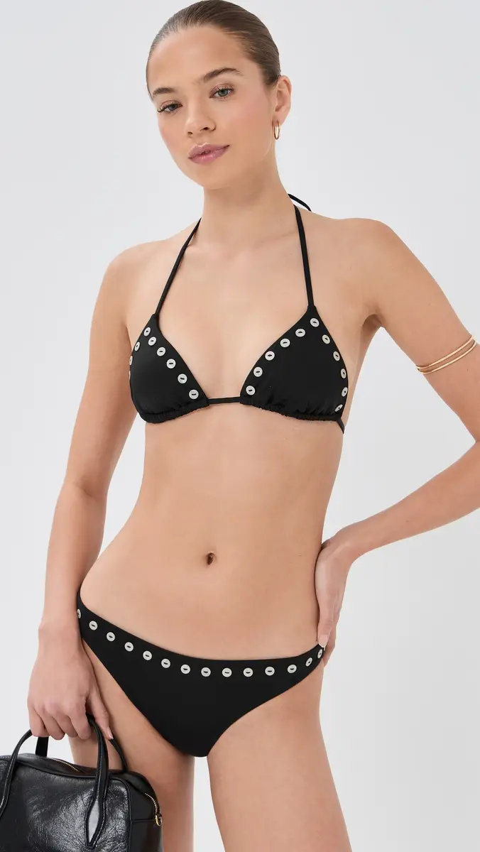 STAUD Lido Bikini Top Black | Thumbnail 5