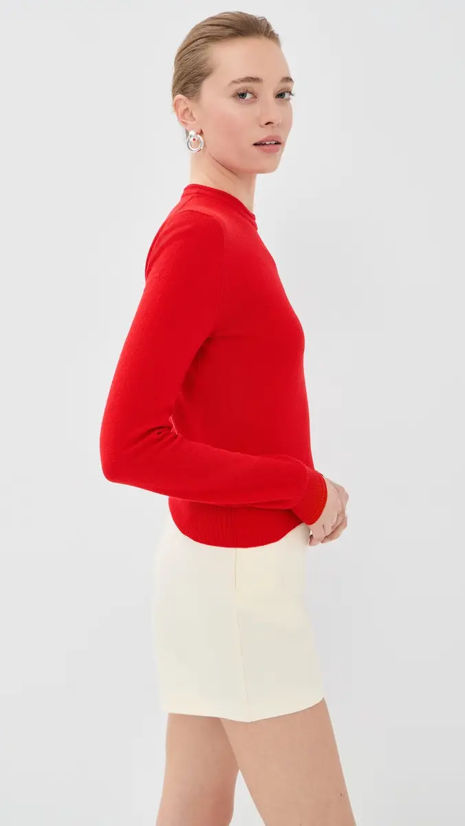 Jil Sander Crew Neck Long Sleeve Sweater | Thumbnail 4 Jil Sander Crew Neck Long Sleeve Sweater | Thumbnail 4