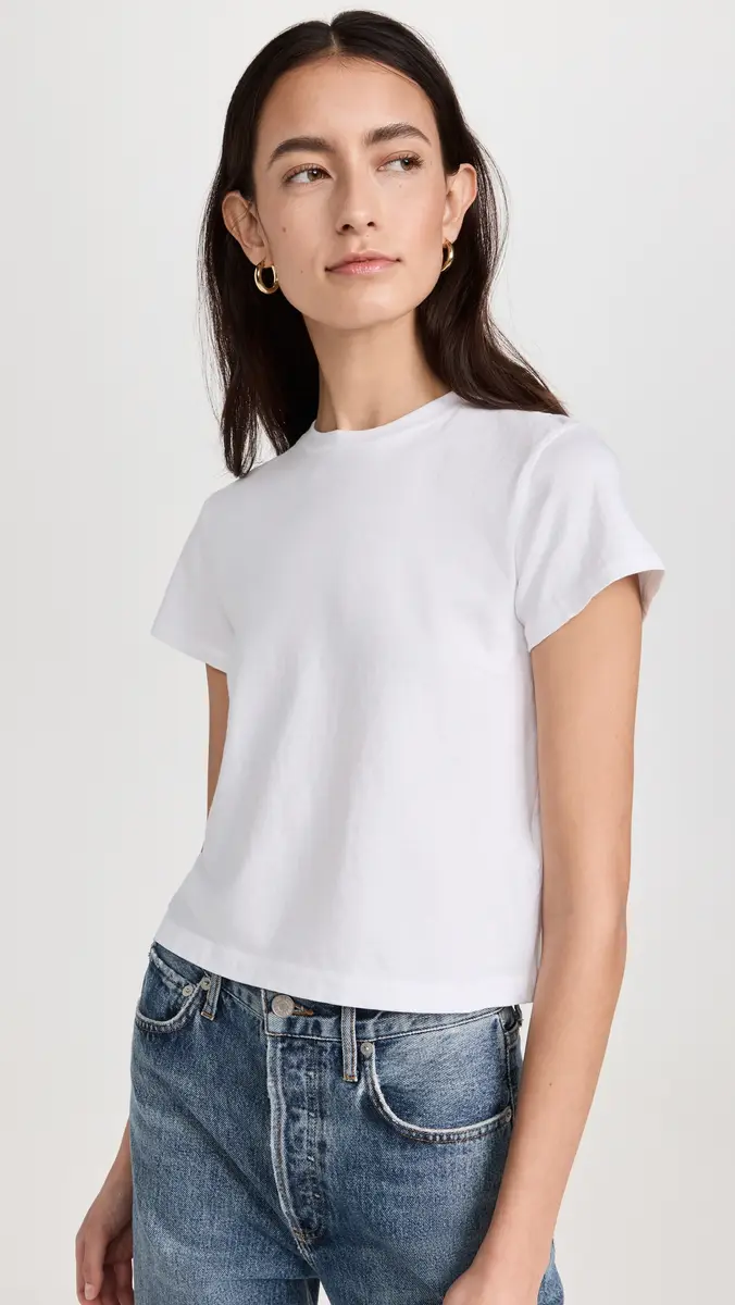 AGOLDE Adine Shrunken Tee | Thumbnail 2