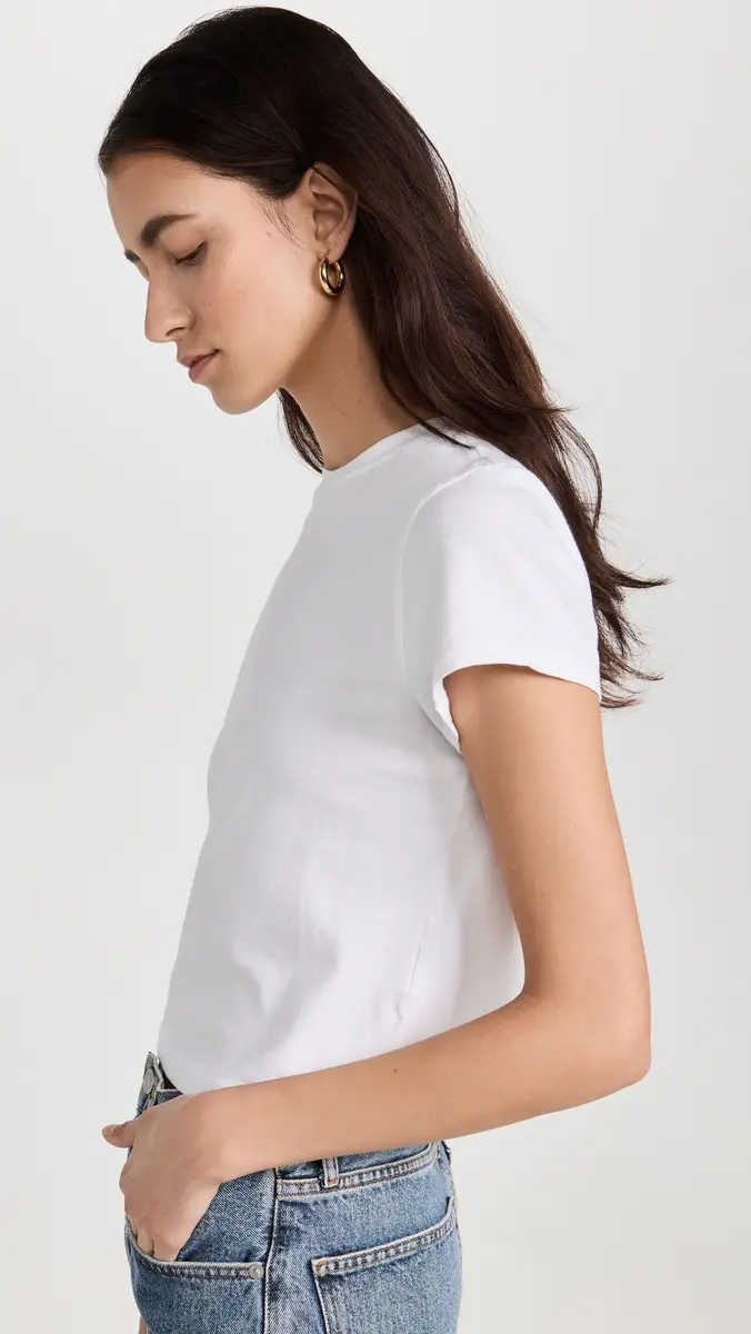 AGOLDE Adine Shrunken Tee | Thumbnail 4