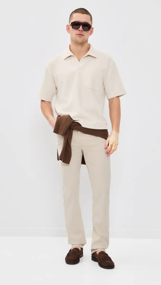 Frame Modern Straight Twill Jeans | Thumbnail 5 Frame Modern Straight Twill Jeans | Thumbnail 5