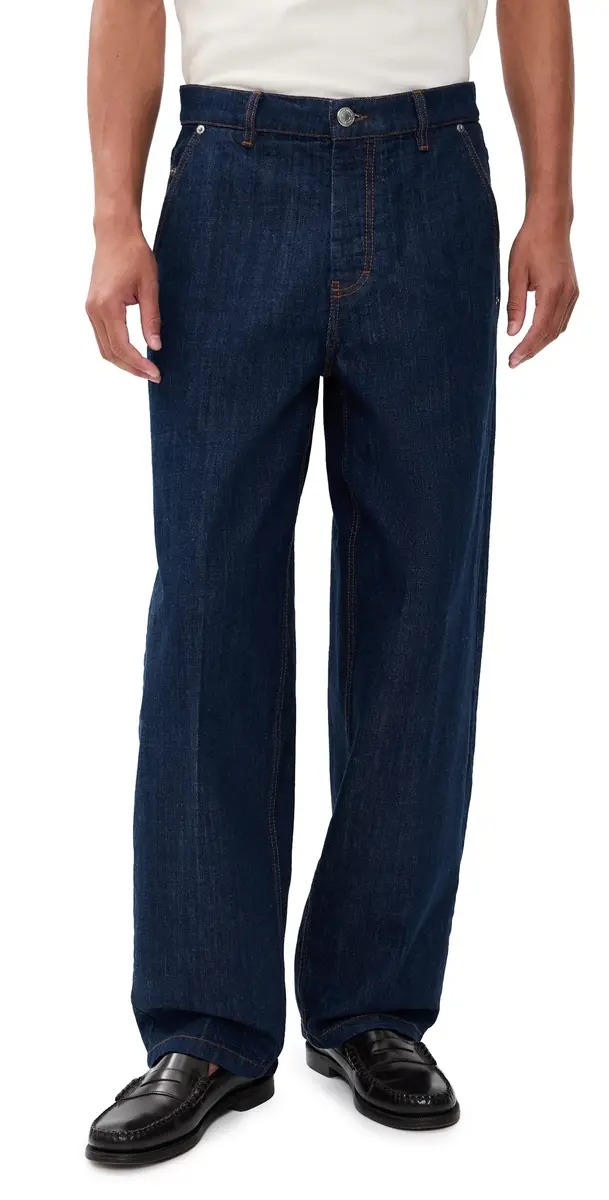 AMI Balloon Fit Jeans Indigo | Image 1 AMI Balloon Fit Jeans Indigo | Image 1