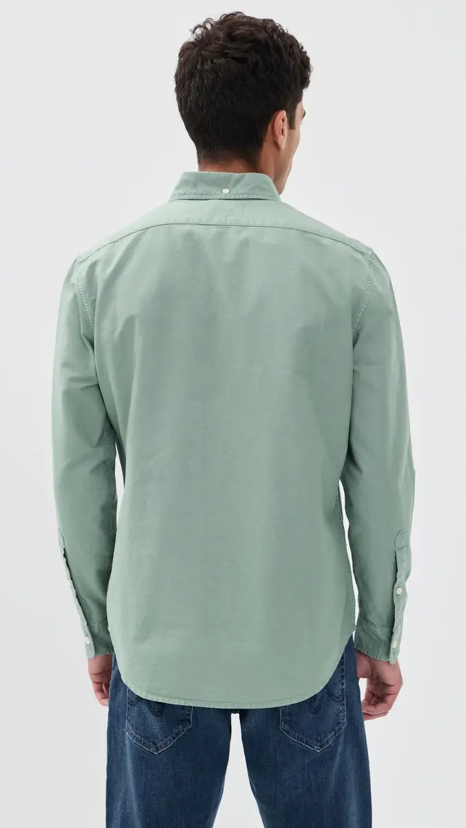 Taylor Stitch The Jack Oxford Shirt Surf Green Oxford | Thumbnail 3 Taylor Stitch The Jack Oxford Shirt Surf Green Oxford | Thumbnail 3