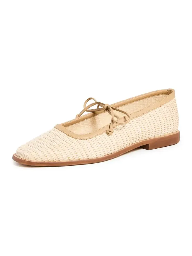 Kaanas Lexie Basketweave Ballerina Flats