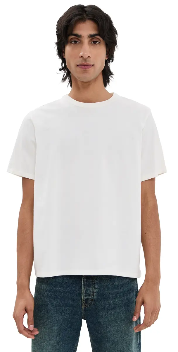 Jeanerica Delon Boxy Tee Natural White | Image 1 Jeanerica Delon Boxy Tee Natural White | Image 1
