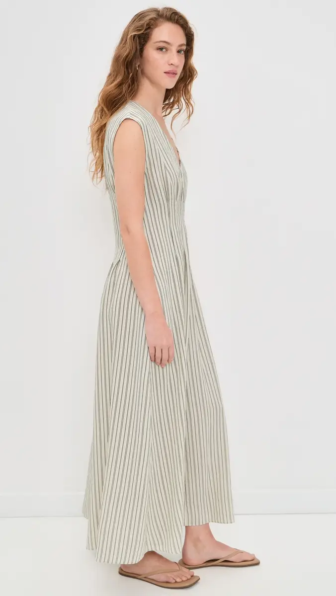 rag & bone Ines Stripe Satin Dress | Thumbnail 4 rag & bone Ines Stripe Satin Dress | Thumbnail 4