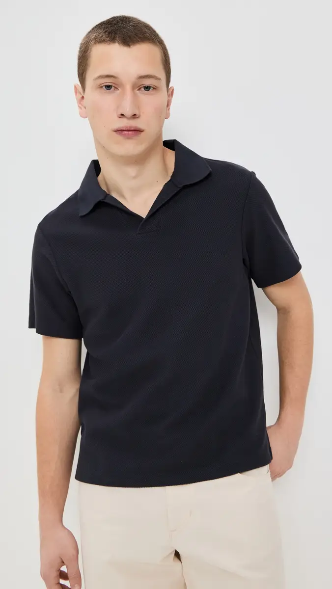 Frame Short Sleeve Jacquard Polo | Thumbnail 2 Frame Short Sleeve Jacquard Polo | Thumbnail 2