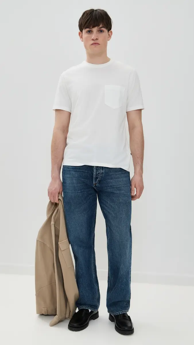 Billy Reid Washed Tee | Thumbnail 5 Billy Reid Washed Tee | Thumbnail 5