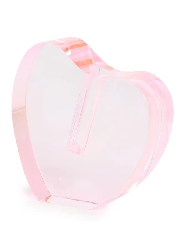 Tizo Design Crystal Glass Heart Vase Small