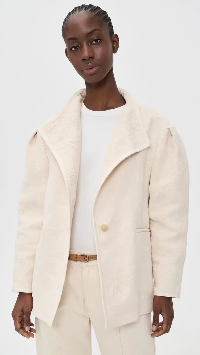 Isabel Marant Étoile Uadie Jacket Ecru | Thumbnail 2 Isabel Marant Étoile Uadie Jacket Ecru | Thumbnail 2