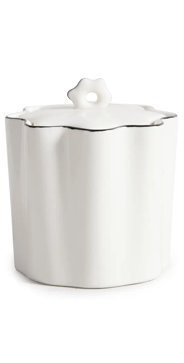 Kassatex Le Marais Cotton Jar White One Size | Image 1 Kassatex Le Marais Cotton Jar White One Size | Image 1