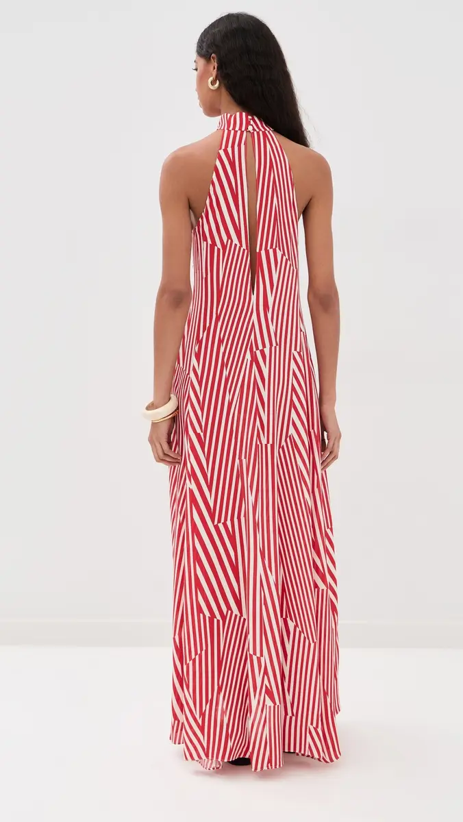 Silvia Tcherassi Koa Dress ulti Red Stripes | Thumbnail 3 Silvia Tcherassi Koa Dress ulti Red Stripes | Thumbnail 3