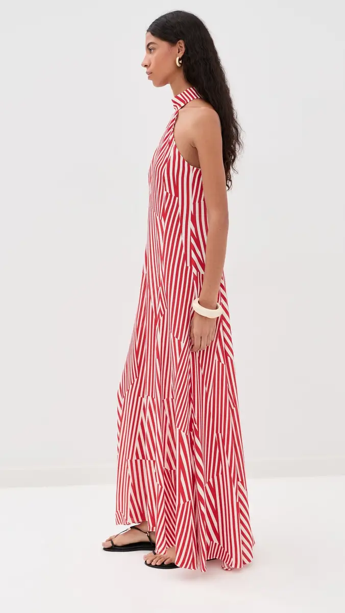 Silvia Tcherassi Koa Dress ulti Red Stripes | Thumbnail 4 Silvia Tcherassi Koa Dress ulti Red Stripes | Thumbnail 4