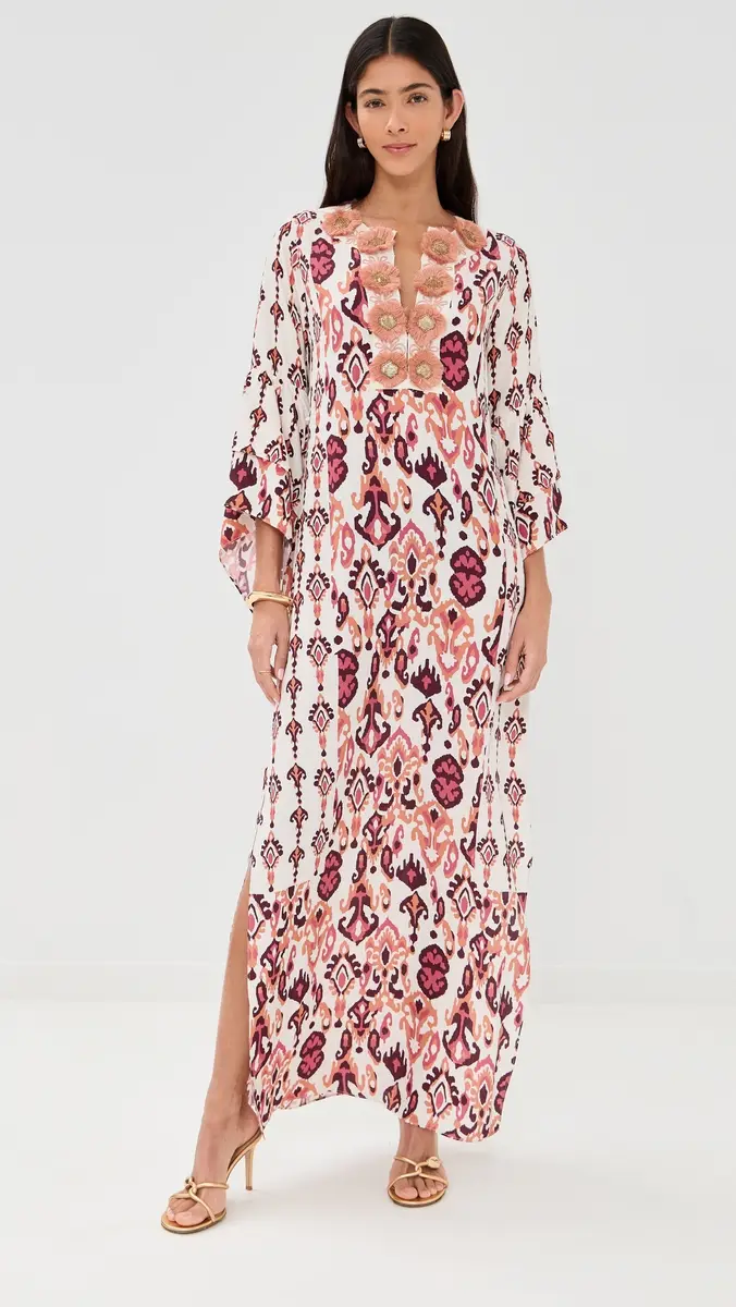 Figue Athena Dress ystic Ikat Biscotti Beige | Thumbnail 2 Figue Athena Dress ystic Ikat Biscotti Beige | Thumbnail 2