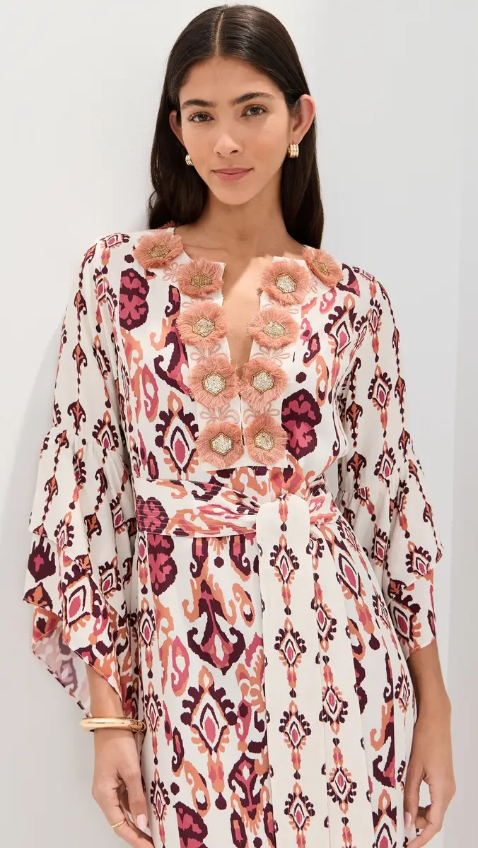 Figue Athena Dress ystic Ikat Biscotti Beige | Thumbnail 3 Figue Athena Dress ystic Ikat Biscotti Beige | Thumbnail 3