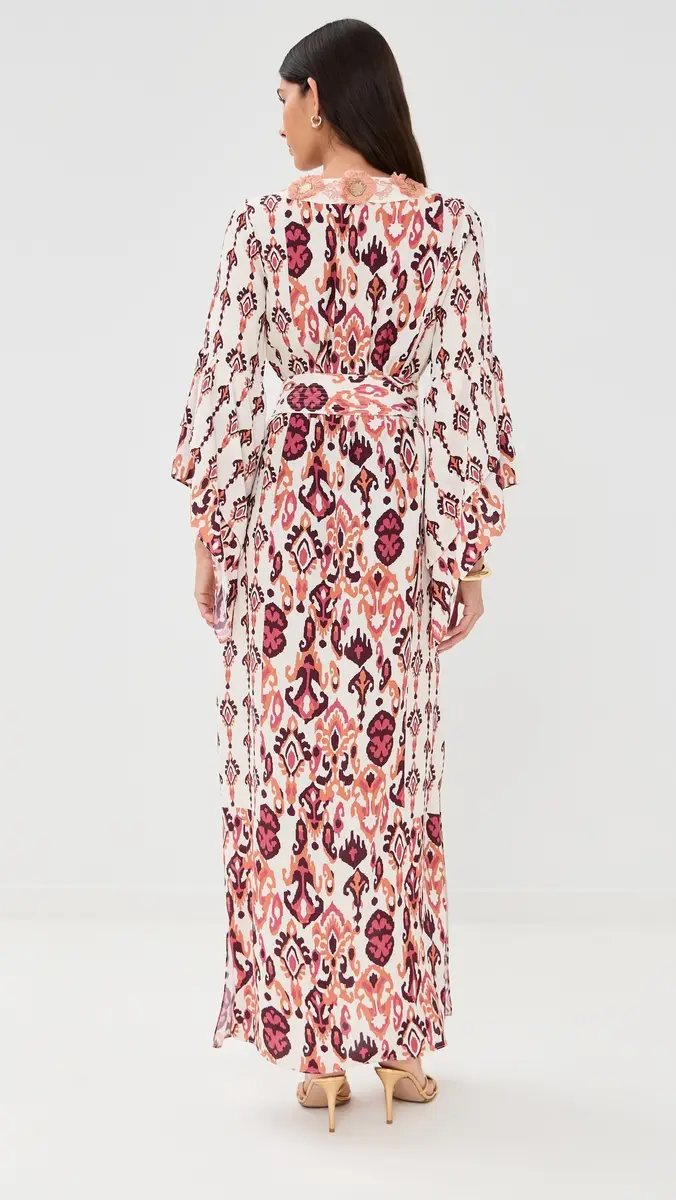Figue Athena Dress ystic Ikat Biscotti Beige | Thumbnail 4 Figue Athena Dress ystic Ikat Biscotti Beige | Thumbnail 4