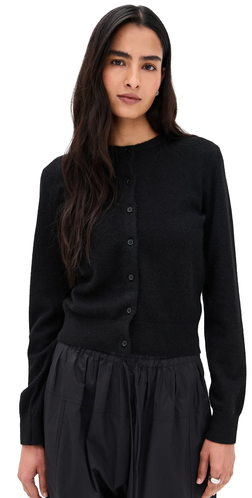 White + Warren Cashmere Crew Neck Cardigan