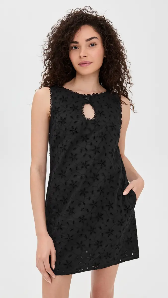 POSSE Salma Mini Dress Black | Thumbnail 2 POSSE Salma Mini Dress Black | Thumbnail 2