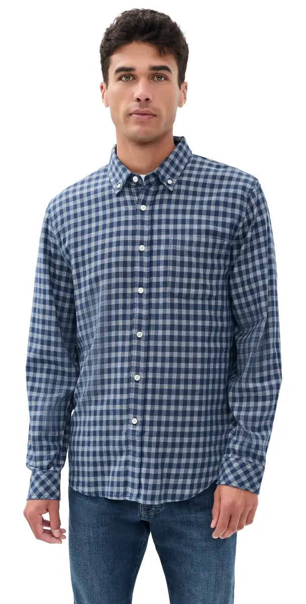 RAILS Vance Shirt Navy Check | Image 1 RAILS Vance Shirt Navy Check | Image 1