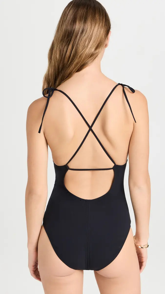 Ulla Johnson Dali Maillot Swimsuit Noir | Thumbnail 3