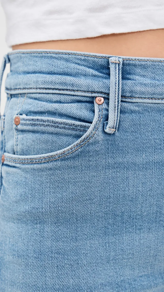 Mother Mid Rise Dazzler Ankle Fray Jeans | Thumbnail 6 Mother Mid Rise Dazzler Ankle Fray Jeans | Thumbnail 6