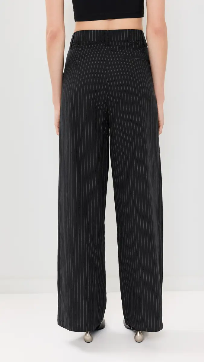 Lioness La Quinta Pants Onyx Pinstripe | Thumbnail 3 Lioness La Quinta Pants Onyx Pinstripe | Thumbnail 3