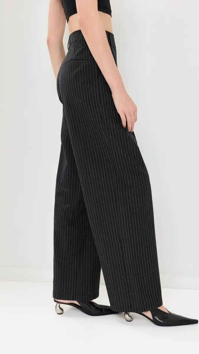 Lioness La Quinta Pants Onyx Pinstripe | Thumbnail 4 Lioness La Quinta Pants Onyx Pinstripe | Thumbnail 4