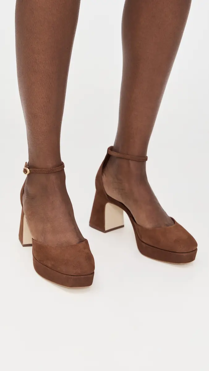 Larroudé Ari Verona Low Pumps Burnt Umber | Thumbnail 3 Larroudé Ari Verona Low Pumps Burnt Umber | Thumbnail 3