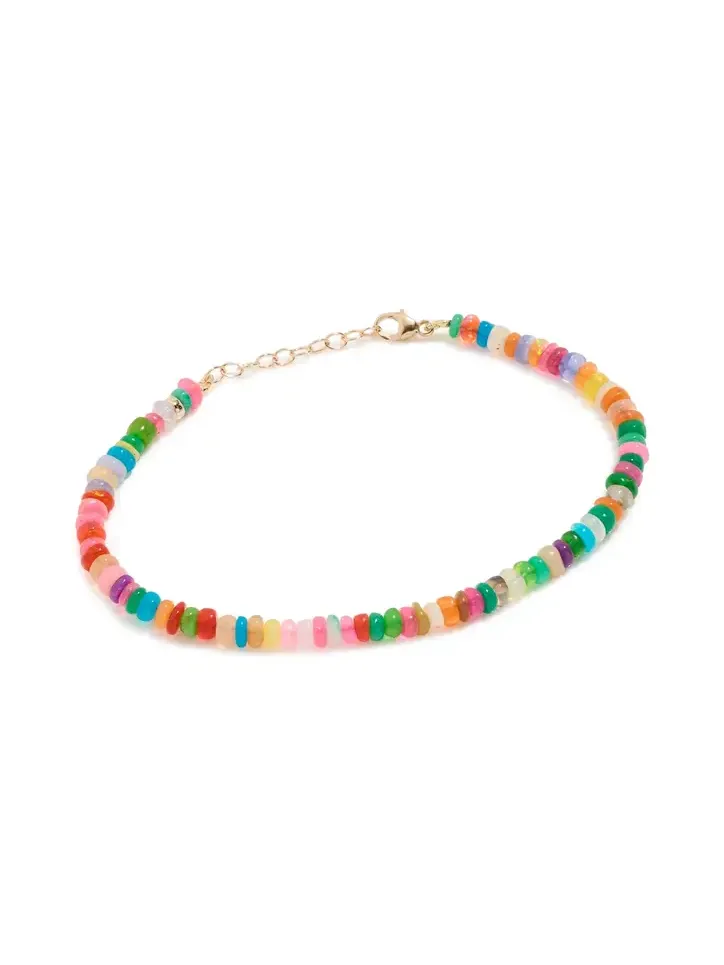 Rainbow Smooth Large Opal Bracelet