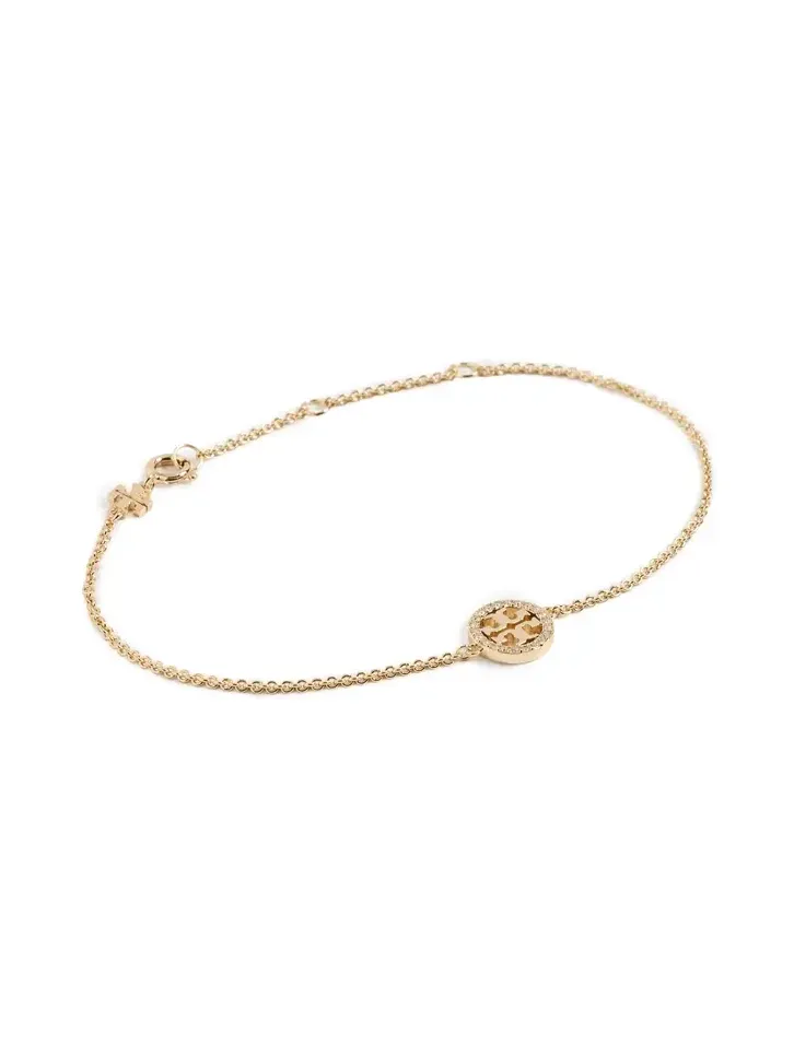 Tory Burch Delicate Icon Pavé Chain Bracelet