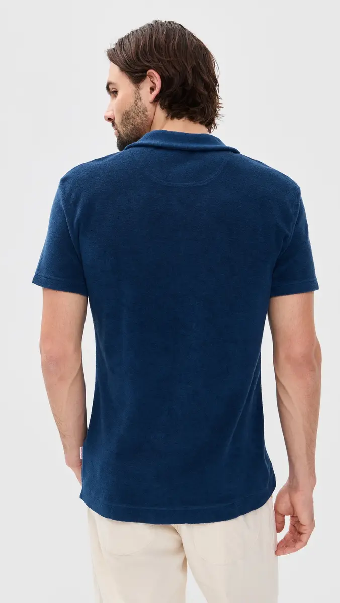 Orlebar Brown Terry Towelling Resort Polo Shirt | Thumbnail 3 Orlebar Brown Terry Towelling Resort Polo Shirt | Thumbnail 3