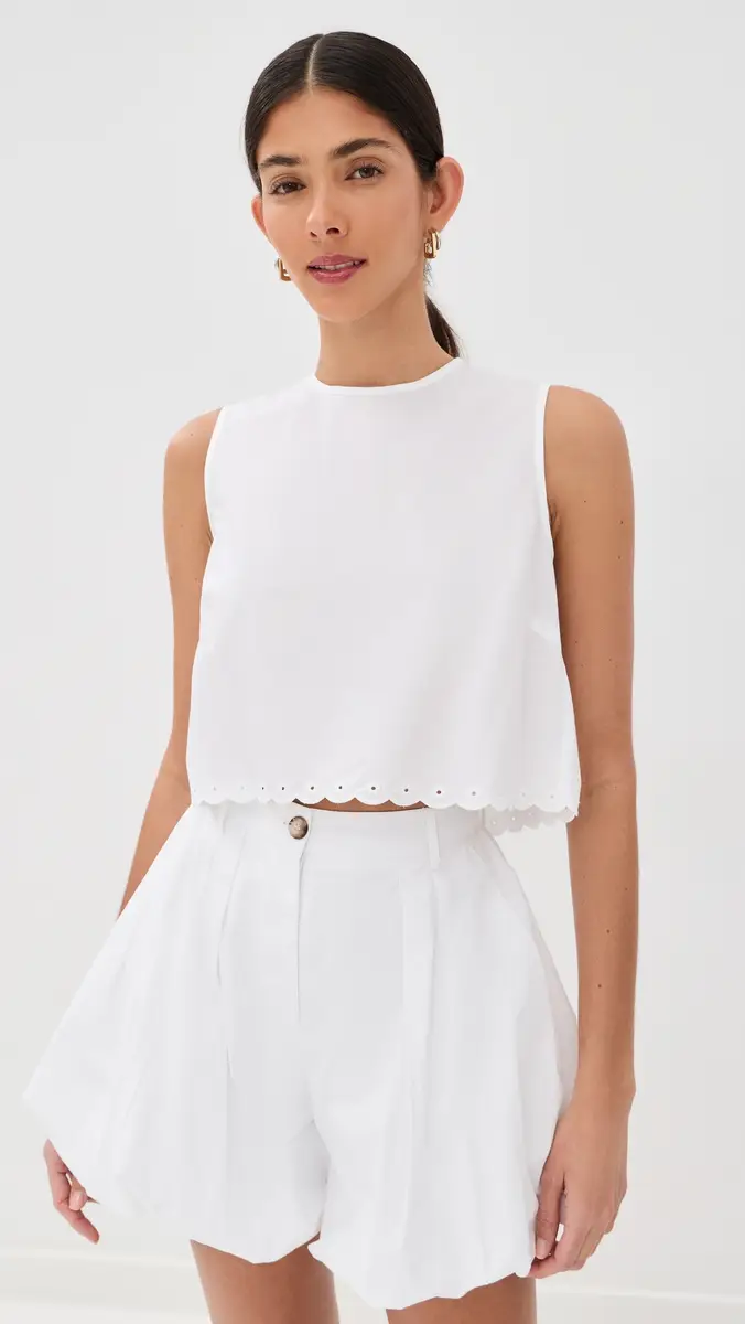 Cecilie Bahnsen Deeba Top White | Thumbnail 2 Cecilie Bahnsen Deeba Top White | Thumbnail 2