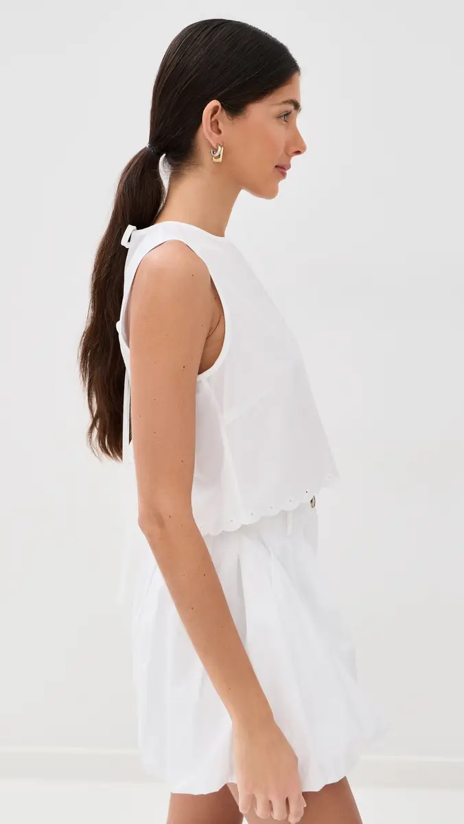 Cecilie Bahnsen Deeba Top White | Thumbnail 4 Cecilie Bahnsen Deeba Top White | Thumbnail 4
