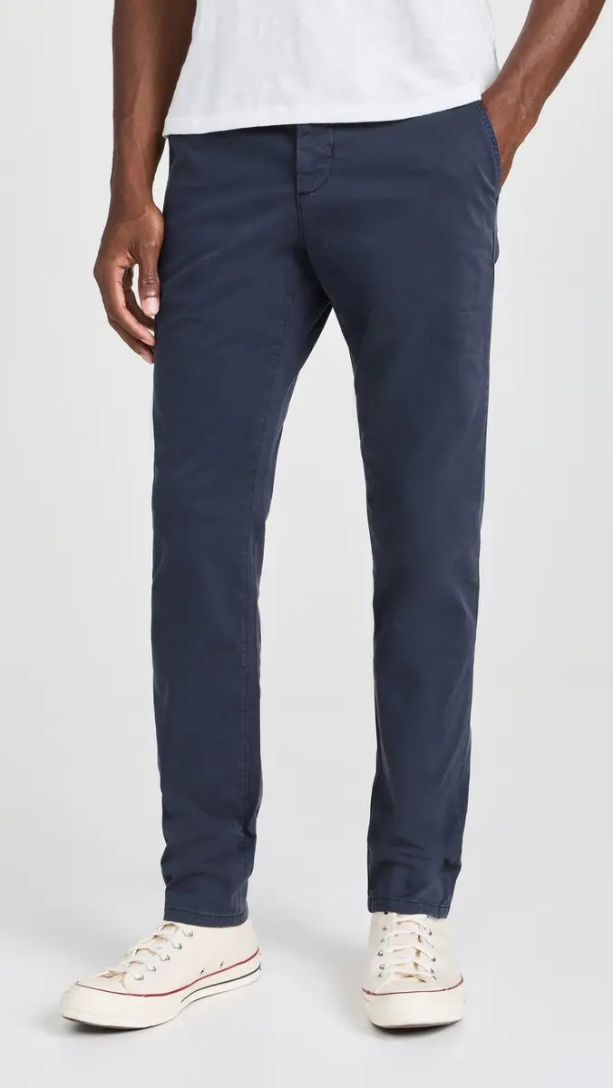 PAIGE Danford Stretch Sateen Chinos Deep Anchor | Thumbnail 2 PAIGE Danford Stretch Sateen Chinos Deep Anchor | Thumbnail 2
