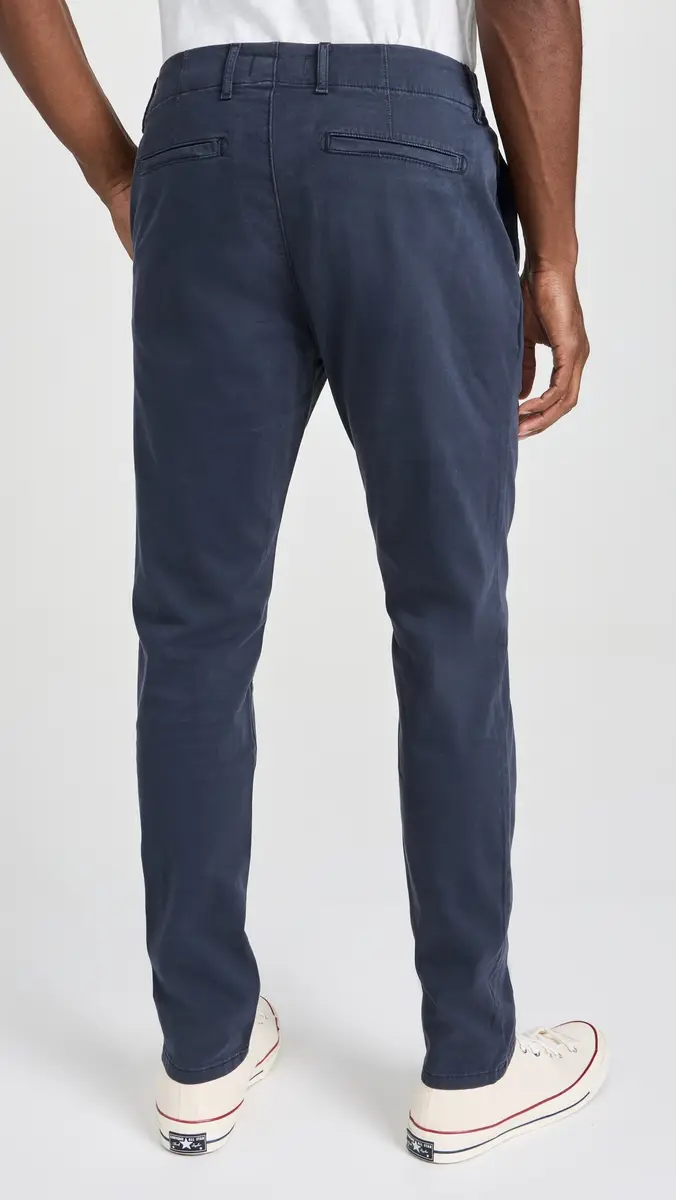 PAIGE Danford Stretch Sateen Chinos Deep Anchor | Thumbnail 3 PAIGE Danford Stretch Sateen Chinos Deep Anchor | Thumbnail 3