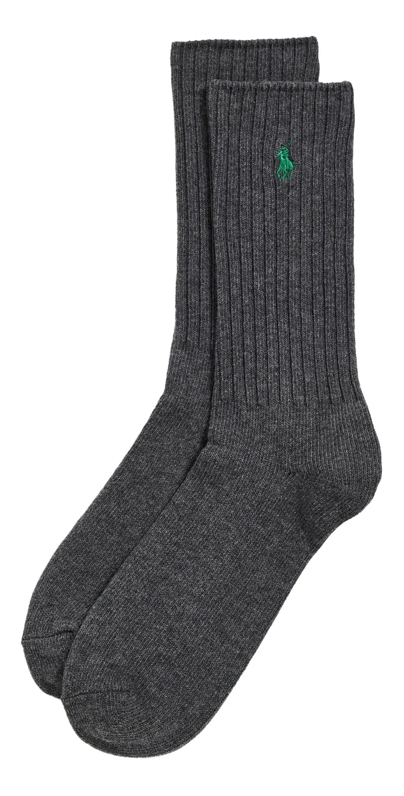 Cotton Rib Crew Socks