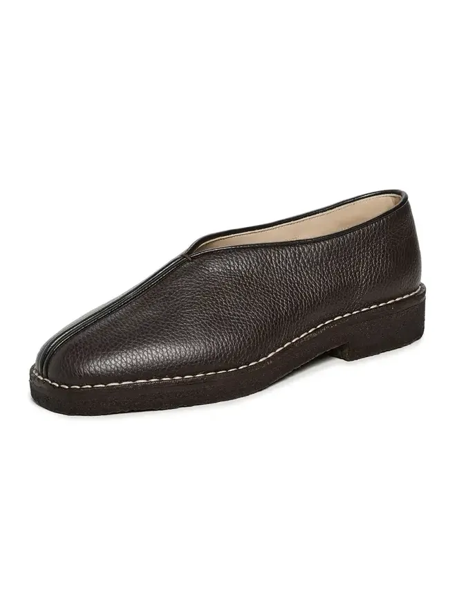 Piped Crepe Slippers Piped Crepe Slippers