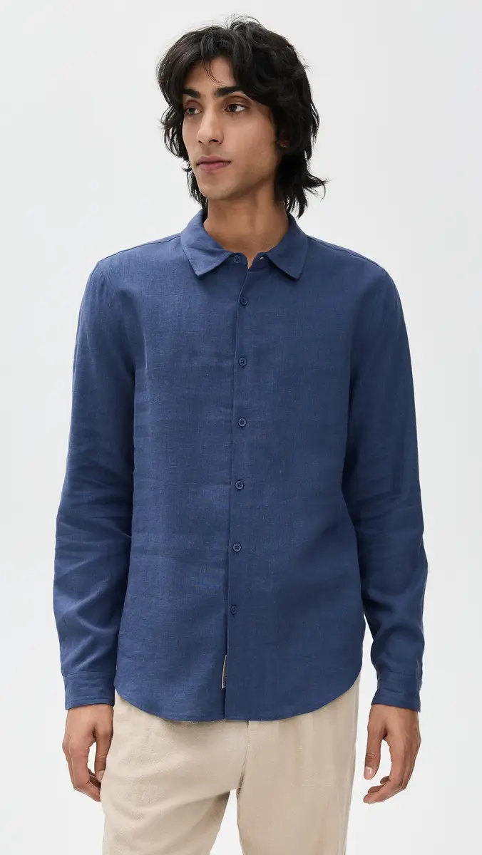 Onia Standard Long Sleeve Linen Shirt | Thumbnail 2 Onia Standard Long Sleeve Linen Shirt | Thumbnail 2