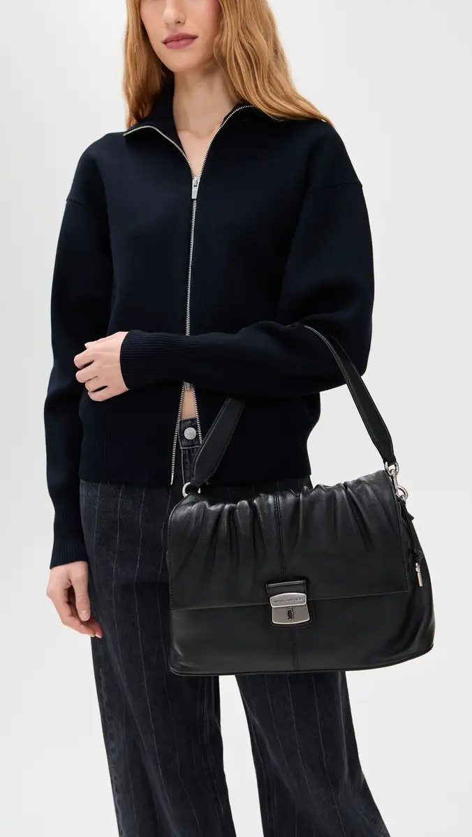 Marc Jacobs The Cristina Messenger Bag Black One Size | Thumbnail 3 Marc Jacobs The Cristina Messenger Bag Black One Size | Thumbnail 3