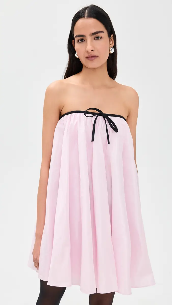 STAUD Sofia Dress Puff Pink | Thumbnail 2