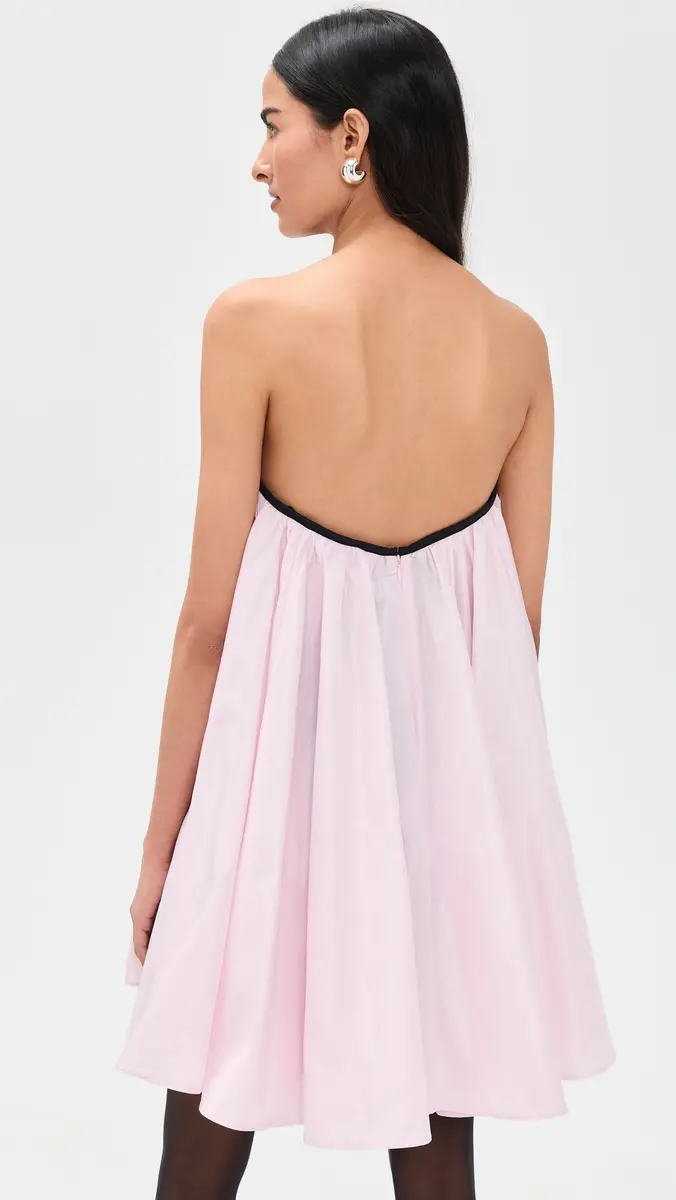 STAUD Sofia Dress Puff Pink | Thumbnail 3