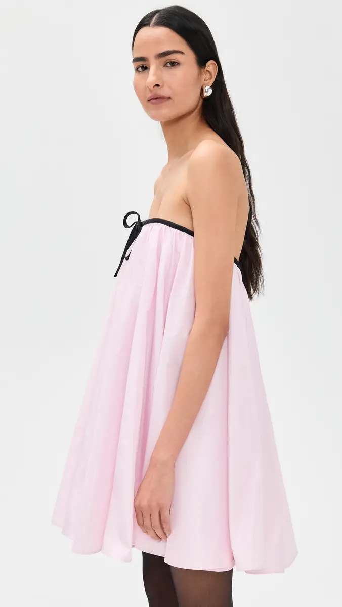 STAUD Sofia Dress Puff Pink | Thumbnail 4