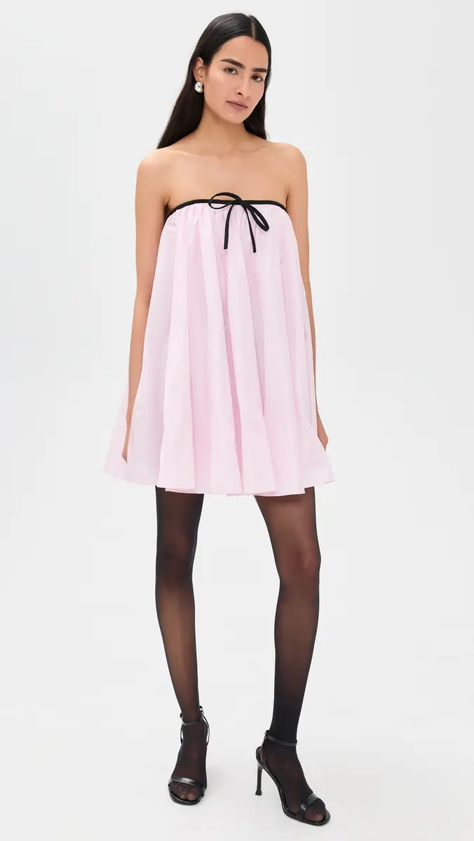 STAUD Sofia Dress Puff Pink | Thumbnail 5