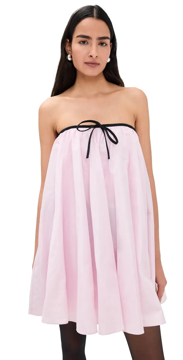 STAUD Sofia Dress Puff Pink | Image 1 STAUD Sofia Dress Puff Pink | Image 1