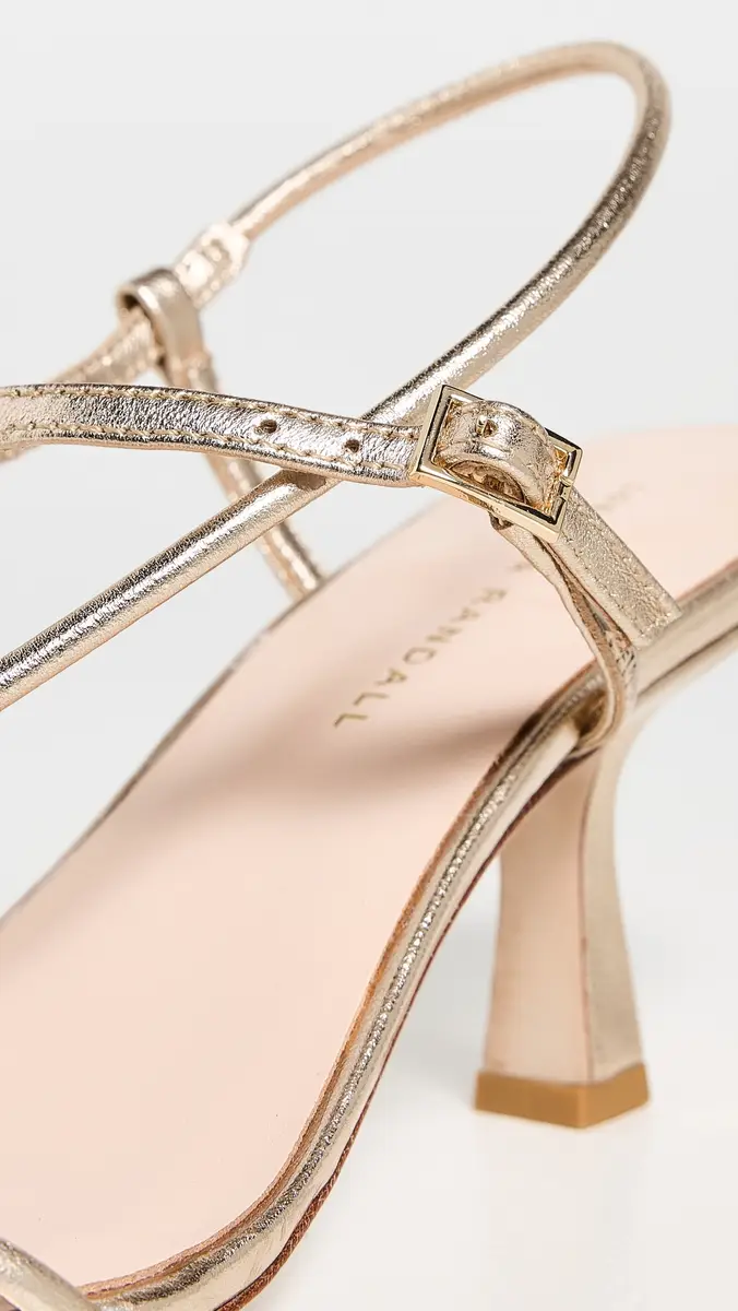 Loeffler Randall Triana Strappy Mid-Heel Sandals with Ball Champagne | Thumbnail 6 Loeffler Randall Triana Strappy Mid-Heel Sandals with Ball Champagne | Thumbnail 6