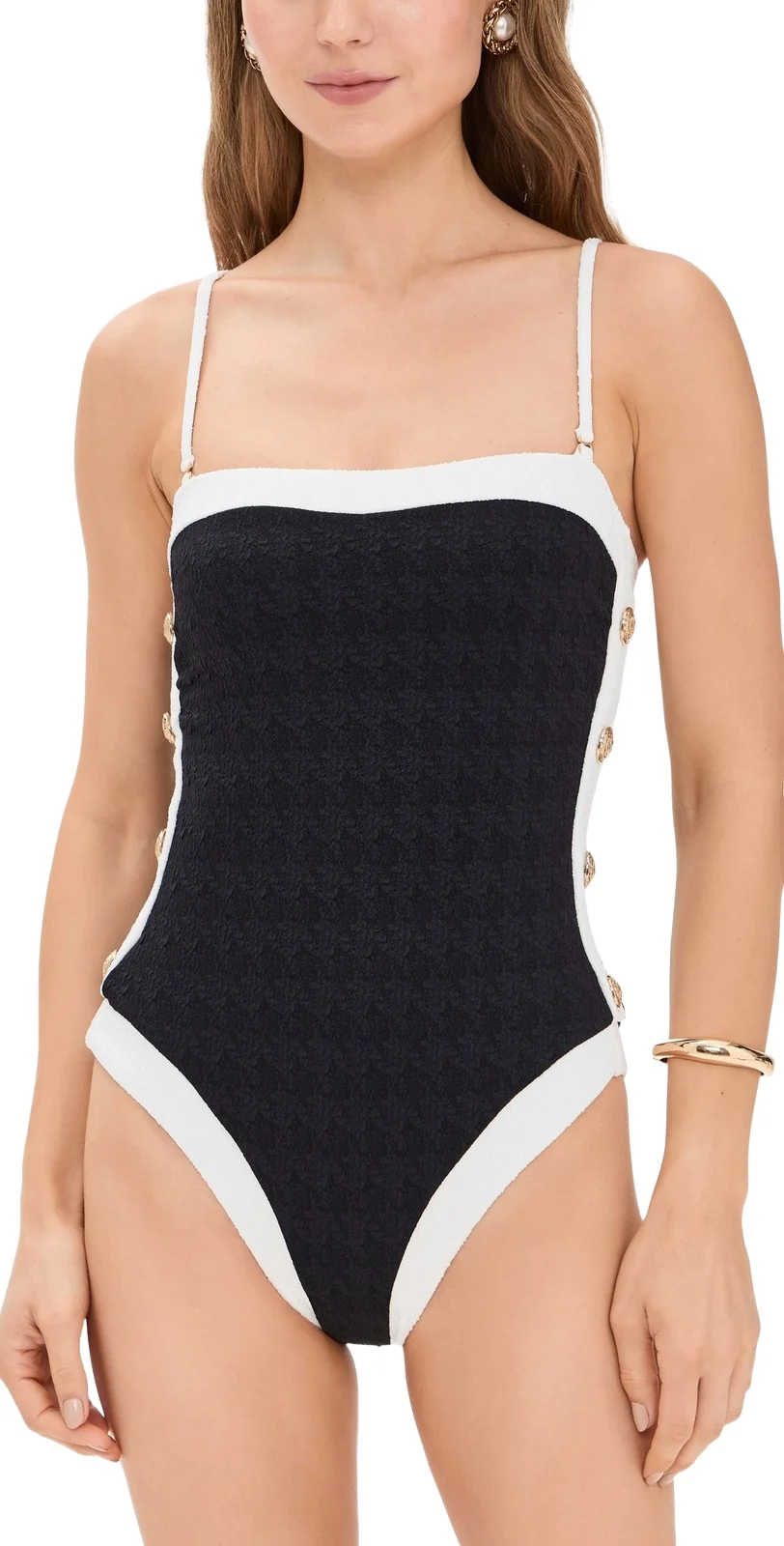 Tory Colorblock Chic Bandeau One Piece Tory Colorblock Chic Bandeau One Piece
