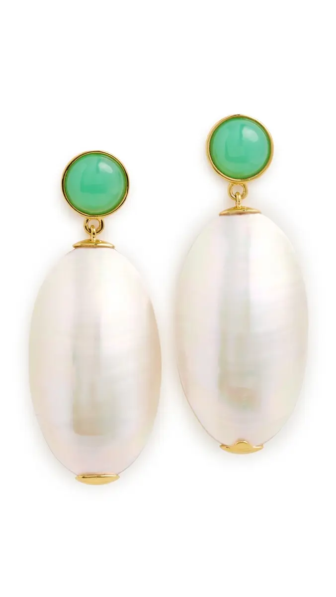 Lizzie Fortunato Campana Earrings White One Size | Thumbnail 6