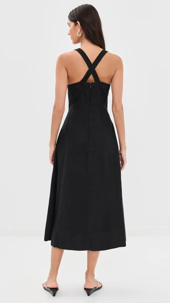 DL1961 Danika Linen Midi Dress | Thumbnail 3 DL1961 Danika Linen Midi Dress | Thumbnail 3