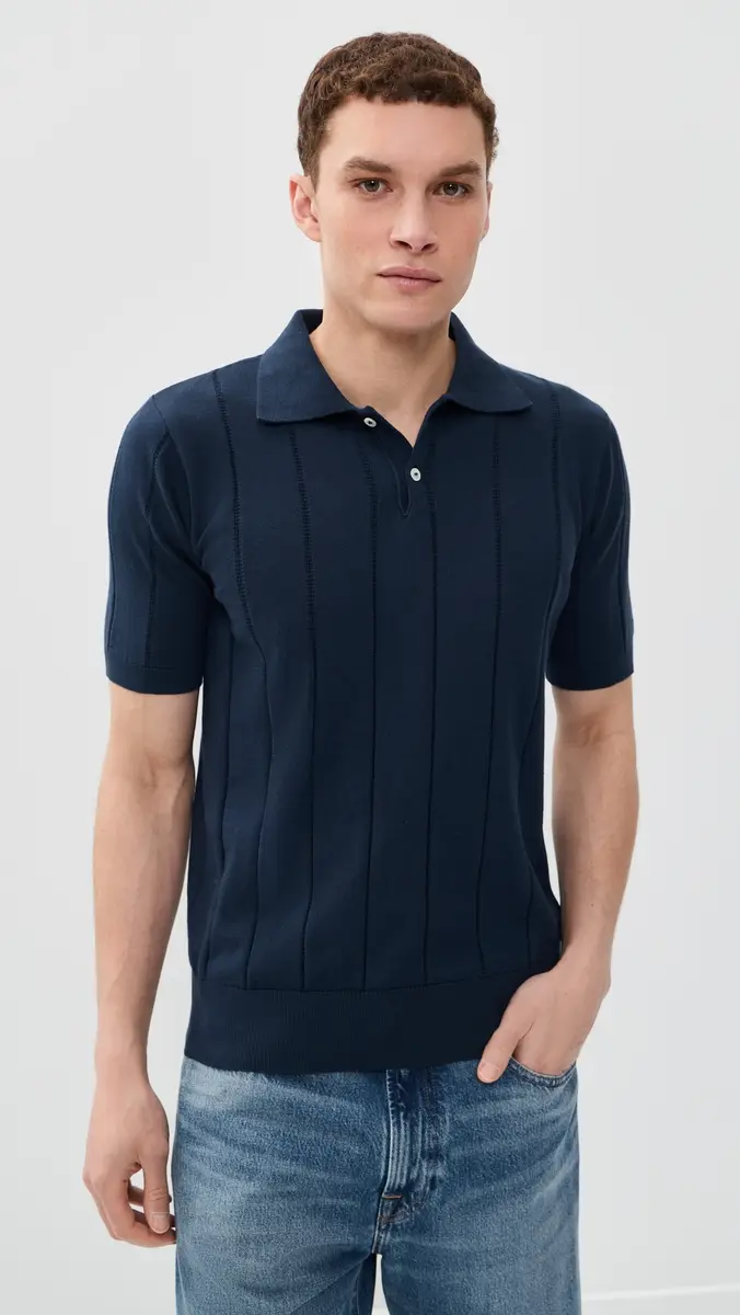 Far Afield Jacobs Knitted Polo | Thumbnail 2 Far Afield Jacobs Knitted Polo | Thumbnail 2
